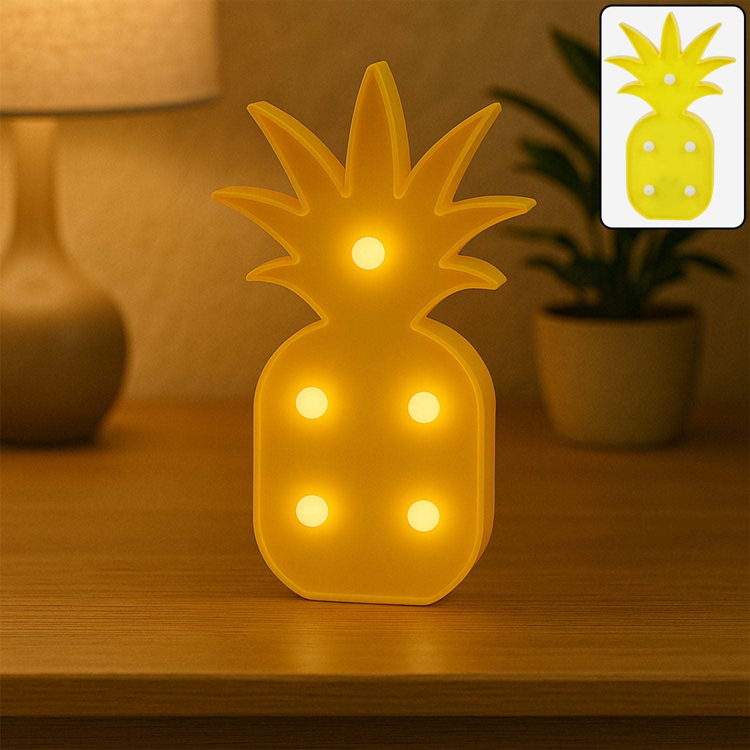 Pineapple Shaped LED Decorative Night Light  Pineapple Shaped LED Decorative Night Light